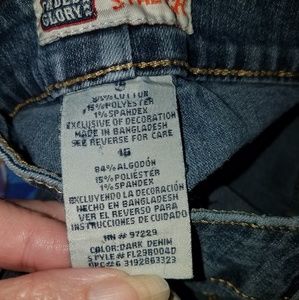 Used jean long short